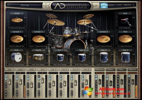 Ekrano kopija Addictive Drums Windows 10