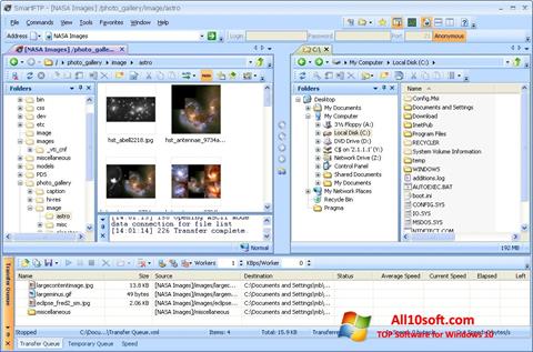 Ekrano kopija SmartFTP Windows 10