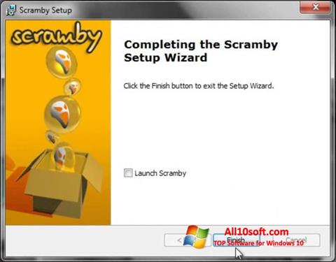 Ekrano kopija Scramby Windows 10