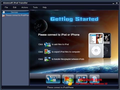 Ekrano kopija iPhone PC Suite Windows 10