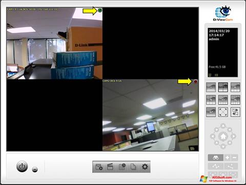 Ekrano kopija D-ViewCam Windows 10