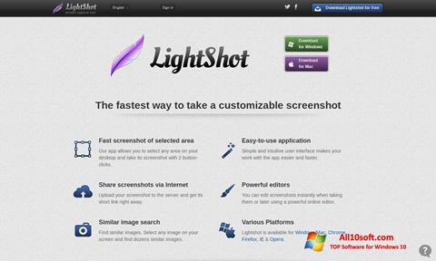 Ekrano kopija LightShot Windows 10