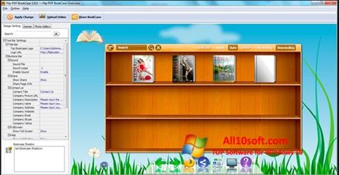 Ekrano kopija Bookshelf Windows 10
