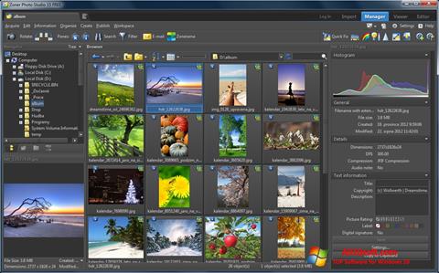 Ekrano kopija Zoner Photo Studio Windows 10