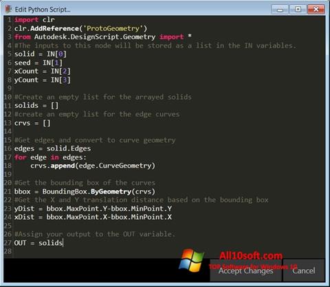 Ekrano kopija Python Windows 10