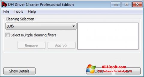 Ekrano kopija Driver Cleaner Windows 10