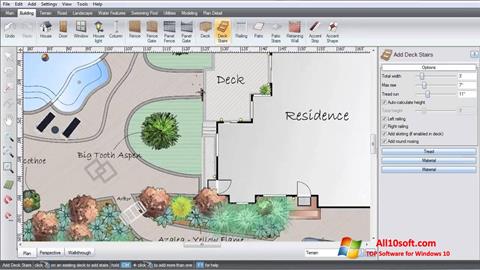 Ekrano kopija Realtime Landscaping Architect Windows 10