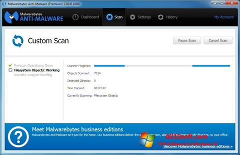 Ekrano kopija Malwarebytes Anti-Malware Windows 10