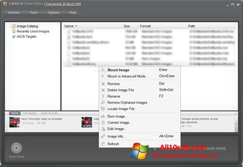Ekrano kopija DAEMON Tools Ultra Windows 10