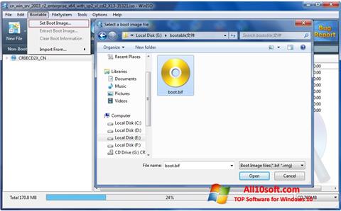 Ekrano kopija WinISO Windows 10