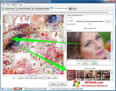 Ekrano kopija Photo Collage Maker Windows 10