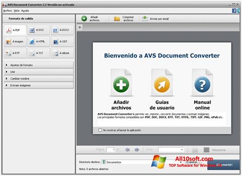 Ekrano kopija AVS Document Converter Windows 10