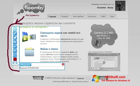 Ekrano kopija Floomby Windows 10