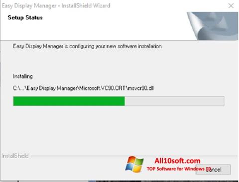 Ekrano kopija Easy Display Manager Windows 10