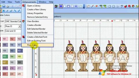 Ekrano kopija Stitch Art Easy Windows 10