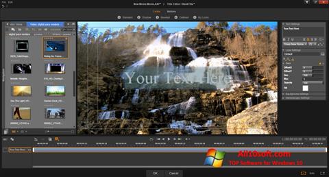 Ekrano kopija Pinnacle Studio Windows 10