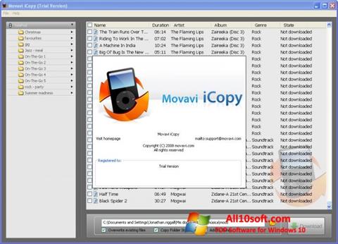 Ekrano kopija iCopy Windows 10