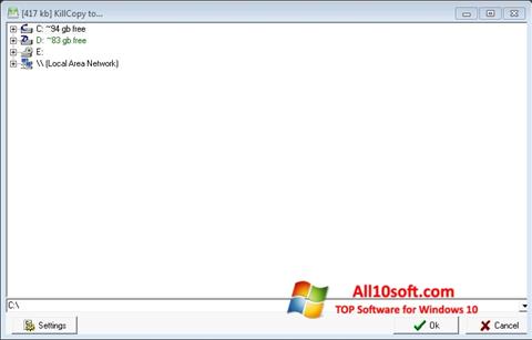 Ekrano kopija KillCopy Windows 10