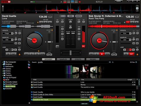 Ekrano kopija Virtual DJ Pro Windows 10